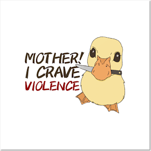 funny duck Posters and Art